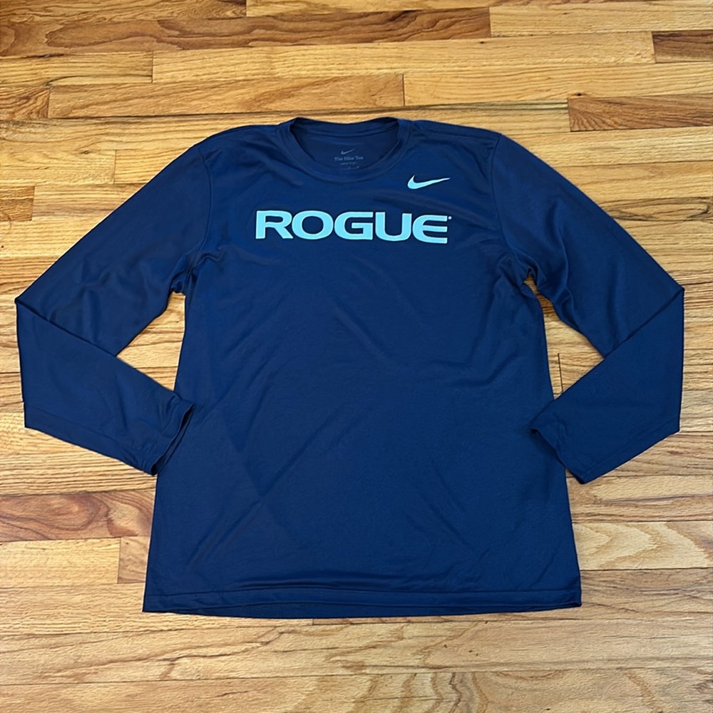 Nike Rogue Collaboration Long Sleeve Crewneck Shirt Sz L